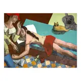 Marcel Antonio, The Pose, acrylic on canvas
