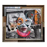 Demi Padua, Water on the Dry Land, acrylic on canvas in a customized frame