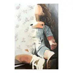 Geraldine Javier, Sometimes The Details Get Fuzzy, oil on canvas