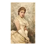 Juan Luna, Portrait of Irene della Rocca, oil on canvas