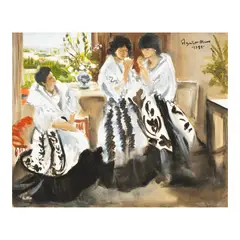 Untitled (Tres Marias Series) by Federico Aguilar Alcuaz, oil on canvas, sold Feb 2025