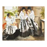 Untitled (Tres Marias Series) by Federico Aguilar Alcuaz, oil on canvas, sold Feb 2025