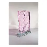 Intergalactic by Ramon Orlina, carved pink crystal, sold Nov 2024