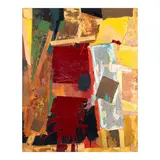 Jerry Elizalde Navarro, A Foul Wind on the 11th Day of February 1986  (The Murder of Evelio Javier), collage, industrial paints, finishers