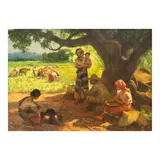 Fernando Amorsolo, Under the Mango Tree, oil on canvas