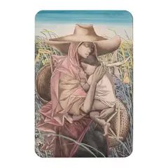 Tam Austria, Mother and Child, oil on canvas