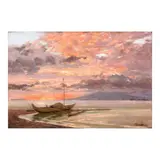 Fernando Amorsolo, Seascape, oil on canvas