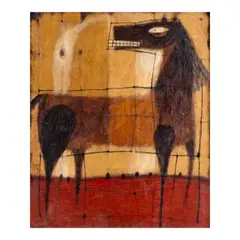 Kabayong Gigil by Rodel Tapaya, acrylic on canvas, sold Nov 2024