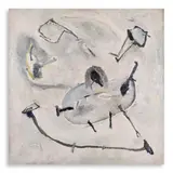 Bernardo Pacquing, Untitled (Abstract), oil on wood