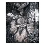 Mike Adrao, Abuso Feudal, charcoal on paper