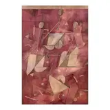 Arturo Luz, Celebration, collage on masonite board