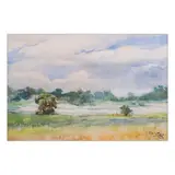 Fabian dela Rosa, Landscape, watercolor on paper