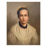 Portrait of Mrs. Montilla by Fernando Amorsolo, oil on canvas, sold Sep 2024