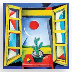 Still Life (Window Series) by Ang Kiukok, oil on canvas, sold Sep 2024