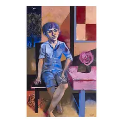 Marcel Antonio, The Little Prince, acrylic on canvas