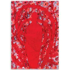 Raffy Napay, Untitled, thread, textile, beads and acrylic on canvas