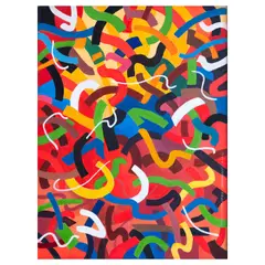 Dancing on the Waves by Jerry Elizalde Navarro, oil on canvas, sold Sep 2024