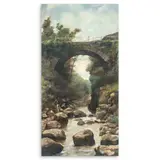 Fabian dela Rosa, Old Spanish Bridge, oil on canvas