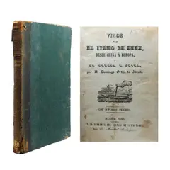 Domingo Ortiz de Zárate, Viage por el istmo de Suez, desde China a Europa, y de Europa a China.  [Travel through the Suez isthmus, from China to  Europe, and from Europe to China]