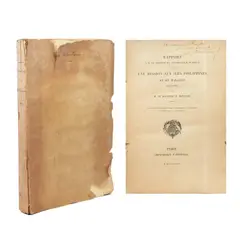 J. Montano, Rapport a M. Le Ministre de L’Instruction  Publique sur Une Mision Aux Iles Philippines et  en Malaisie (1879-1881).  [Report to the Minister of Public Education about  a mission in the Philippines and Malaysia (1879 -  1881)]