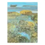 First Ray Gleams by Juvenal Sansó Garrit, acrylic on paper, sold Jun 2024