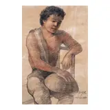 José T. Joya, Seated Man