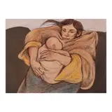 Benedicto Cabrera, Madonna XVIII, acrylic and ink on paper
