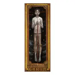 Mark Justiniani, Gahum, oil on wood