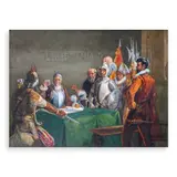 Teodoro Buenaventura, El Pacto de Sangre (Homage to Juan Luna), oil on canvas