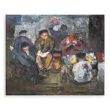 Barcelona by Federico Aguilar Alcuaz, oil on canvas, sold Jun 2024
