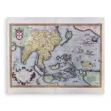 Abraham Ortelius, Indiae Orientalis (Philippines/China/ India/ Southeast Asia), Hand Colored