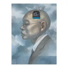 Mark Justiniani, Navigator, oil on canvas