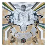 Kawayan De Guia, The Crown Theater, Quiapo, mixed media on canvas