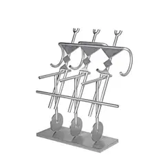 Arturo Luz, Trio Performers #61, mild stainless steel
