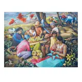 Jose Blanco, Pasko Sa Nayon, oil on canvas