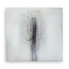 Presence by Lao Lianben, acrylic, pencil on marine plywood, sold Mar 2024