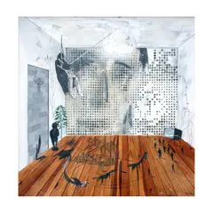Room #4 Rene Aquitania by Kawayan De Guia, mixed media on canvas, sold Mar 2024