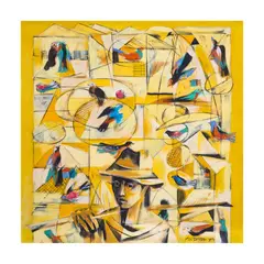 Birdman by Angelito Antonio, oil on canvas, sold Mar 2024