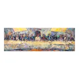 Macario Vitalis, Last Supper (La Cene), oil on canvas