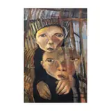 Onib Olmedo, Ang Tanong, oil on canvas