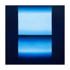 Lee Aguinaldo, All Blue No. 7, acrylic on marine plywood