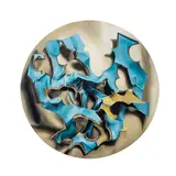 Ayka Go, Traces: Deconstructed Butterfly Pattern, oil on canvas
