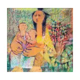 Kambal by Mauro Malang Santos, oil on canvas, sold Mar 2024