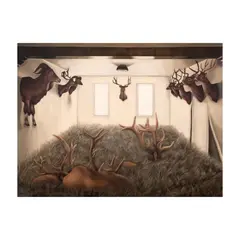 Geraldine Javier, Odd Sights, Strange Sounds, oil on canvas