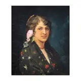La Bailaora (The Flamenco Dancer) by Rafael Enriquez y Villanueva, oil on canvas, sold Mar 2024