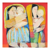 Kambal by Mauro Malang Santos, oil on canvas, sold Dec 2023