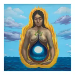 Babaylan by Mark Justiniani, oil on canvas, sold Sep 2023