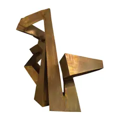 Stately Stature by Eduardo Castrillo, brass, sold Jun 2023