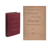 Jose M. Del Castillo y. Jimenez, El Katipunan o el Filibusterismo en Filipinas: Cronica ilustrada con documentos, autografos y fotograbados (The Katipunan or the Subversives in the Philippines, Illustrated Chronicle with Documents, Manuscripts and Photogravures), leatherbound, 396 pages