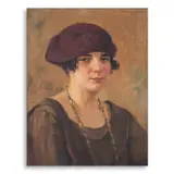 Portrait of a Spanish Woman by Fernando Amorsolo, oil on canvas, sold Jun 2023